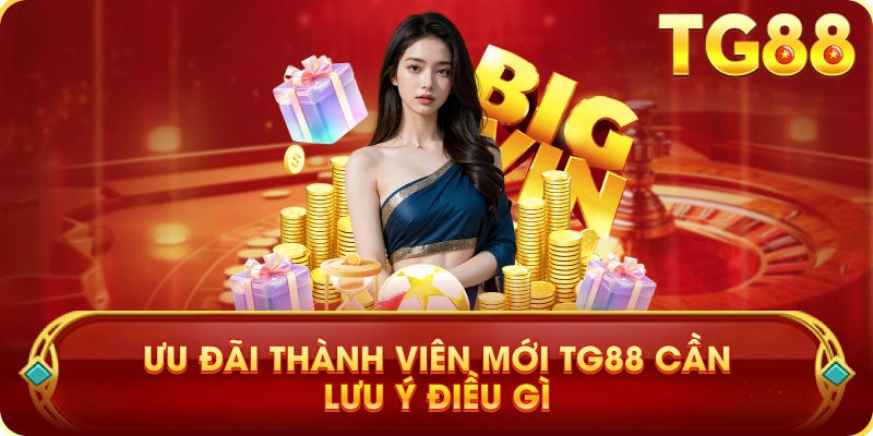 Ưu Đãi Thành Viên Mới TG88 Cần Lưu Ý Điều Gì